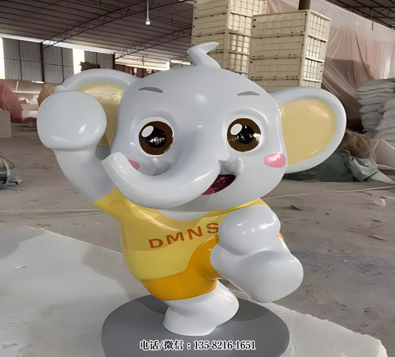 卡通小象雕塑 卡通小象雕塑