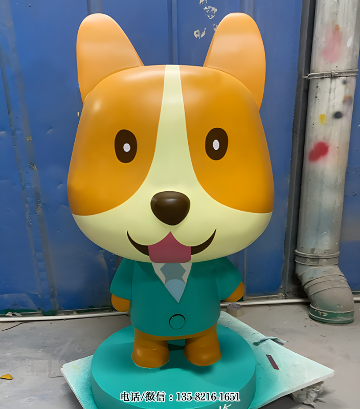 玻璃鋼卡通狗雕塑公仔 (2) 玻璃鋼卡通狗雕塑公仔 (2)