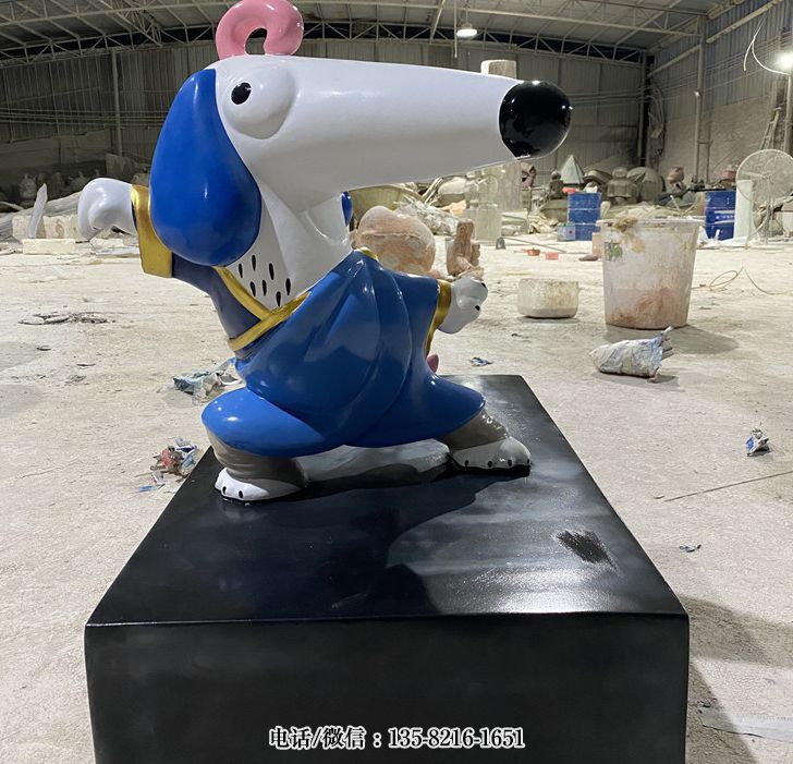 創(chuàng)意卡通狗IP雕塑 創(chuàng)意卡通狗IP雕塑
