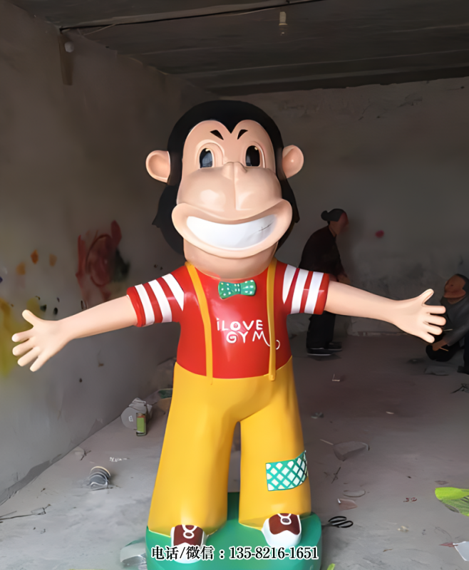 玻璃鋼卡通大馬猴雕塑 玻璃鋼卡通大馬猴雕塑