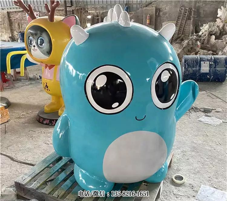 抽象卡通恐龍雕塑 抽象卡通恐龍雕塑