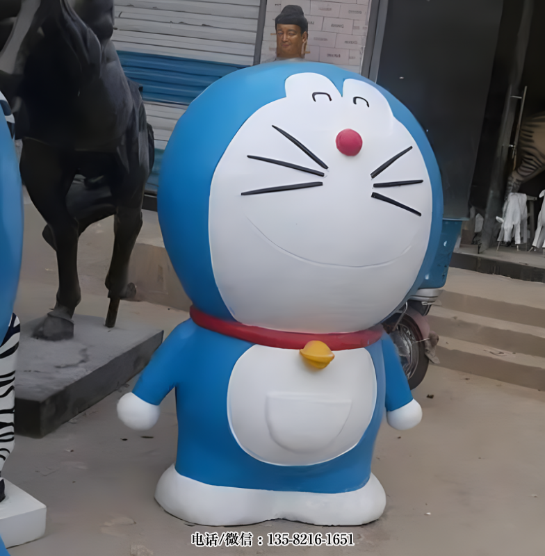 玻璃鋼卡通哆啦A夢(mèng)雕塑 玻璃鋼卡通哆啦A夢(mèng)雕塑