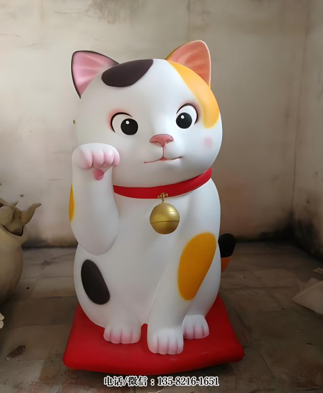 招財貓商超門市卡通動物擺件 招財貓商超門市卡通動物擺件