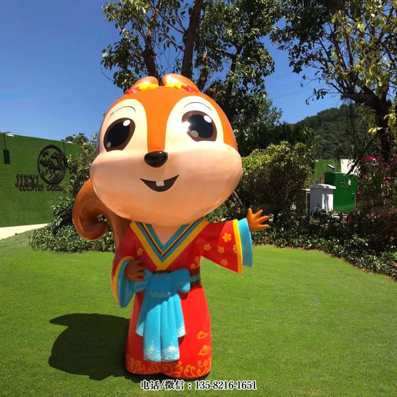 中國風(fēng)卡通松鼠公仔