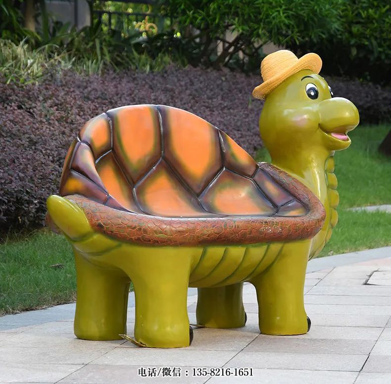 卡通烏龜造型玻璃鋼座椅 卡通烏龜造型玻璃鋼座椅