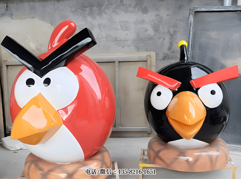 憤怒的小鳥卡通動(dòng)物雕塑 憤怒的小鳥卡通動(dòng)物雕塑