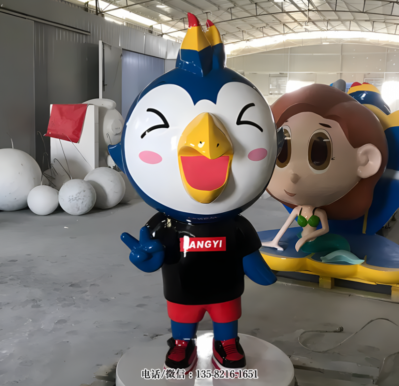 卡通小鳥ip雕塑 卡通小鳥ip雕塑