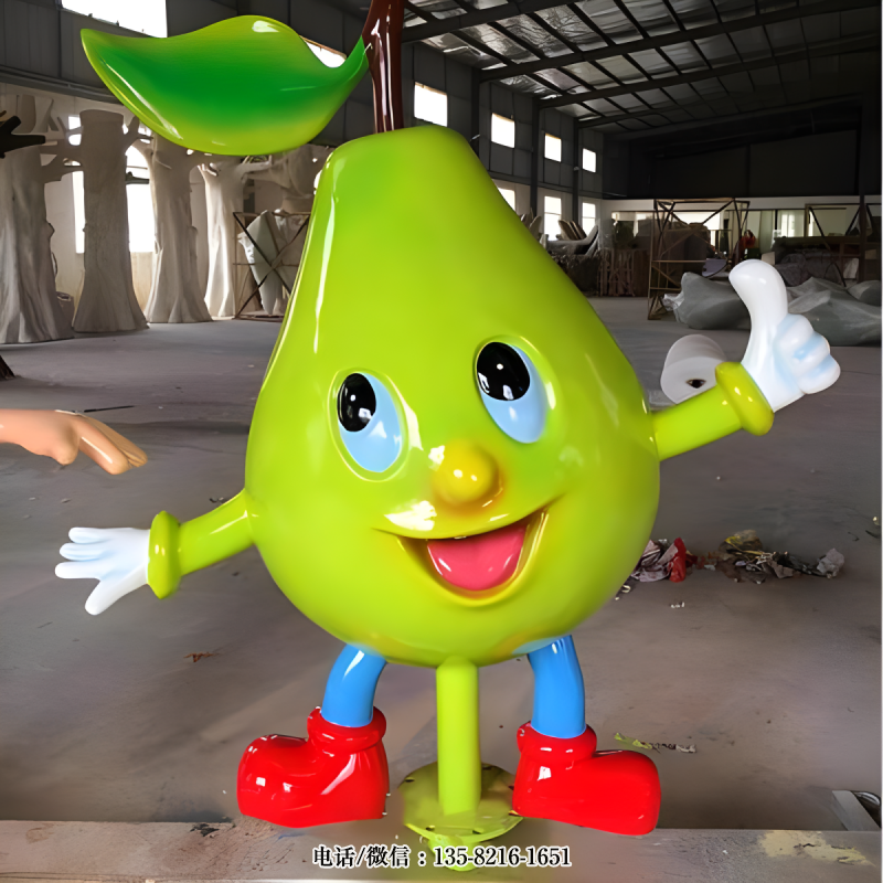 玻璃鋼卡通梨子雕塑 (3) 玻璃鋼卡通梨子雕塑 (3)