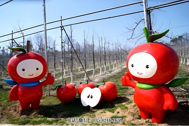 卡通蘋果雕塑 (4) 卡通蘋果雕塑 (4)