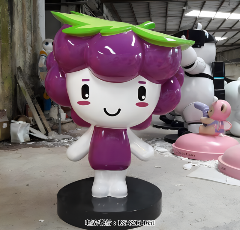 玻璃鋼卡通葡萄公仔雕塑 (3) 玻璃鋼卡通葡萄公仔雕塑 (3)