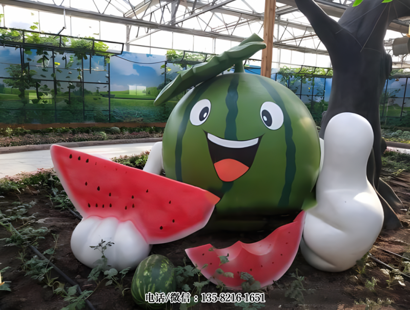 玻璃鋼卡通西瓜公仔 (4) 玻璃鋼卡通西瓜公仔 (4)