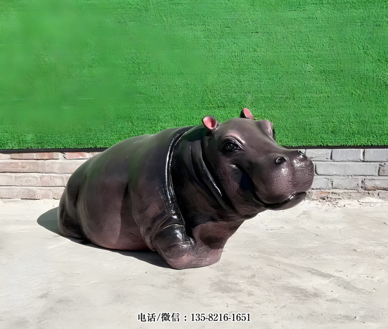 玻璃鋼仿真河馬雕塑 (2) 玻璃鋼仿真河馬雕塑 (2)