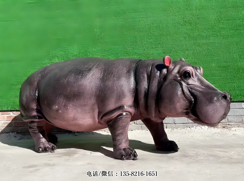 玻璃鋼仿真河馬雕塑 (3) 玻璃鋼仿真河馬雕塑 (3)