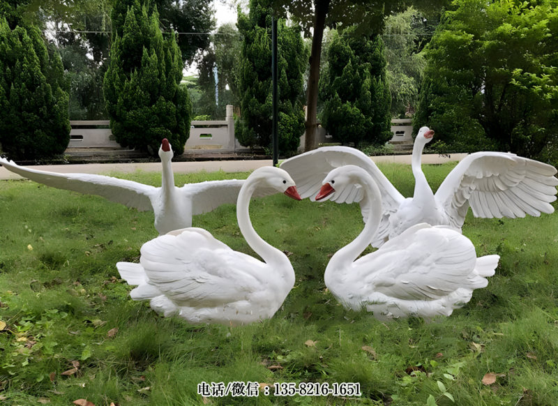玻璃鋼仿真天鵝雕塑 (3) 玻璃鋼仿真天鵝雕塑 (3)