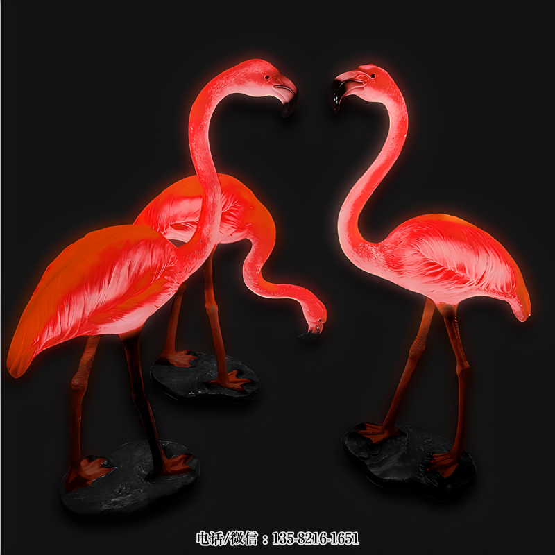 玻璃鋼仿真火烈鳥雕塑 (1) 玻璃鋼仿真火烈鳥雕塑 (1)