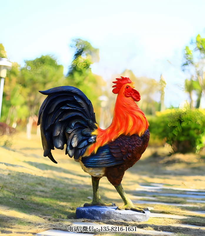 玻璃鋼仿真公雞雕塑 (2) 玻璃鋼仿真公雞雕塑 (2)