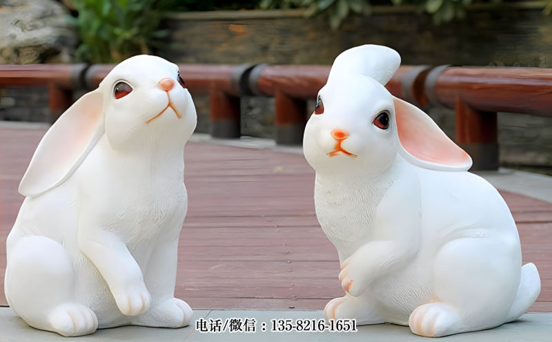 玻璃鋼仿真兔子雕塑 (4) 玻璃鋼仿真兔子雕塑 (4)