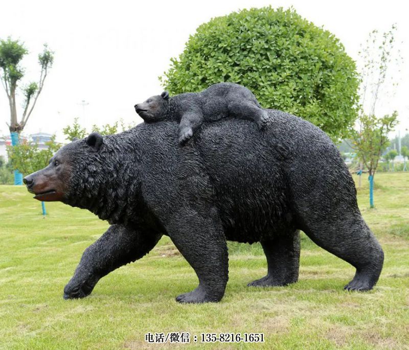 玻璃鋼仿真黑熊雕塑 (2) 玻璃鋼仿真黑熊雕塑 (2)
