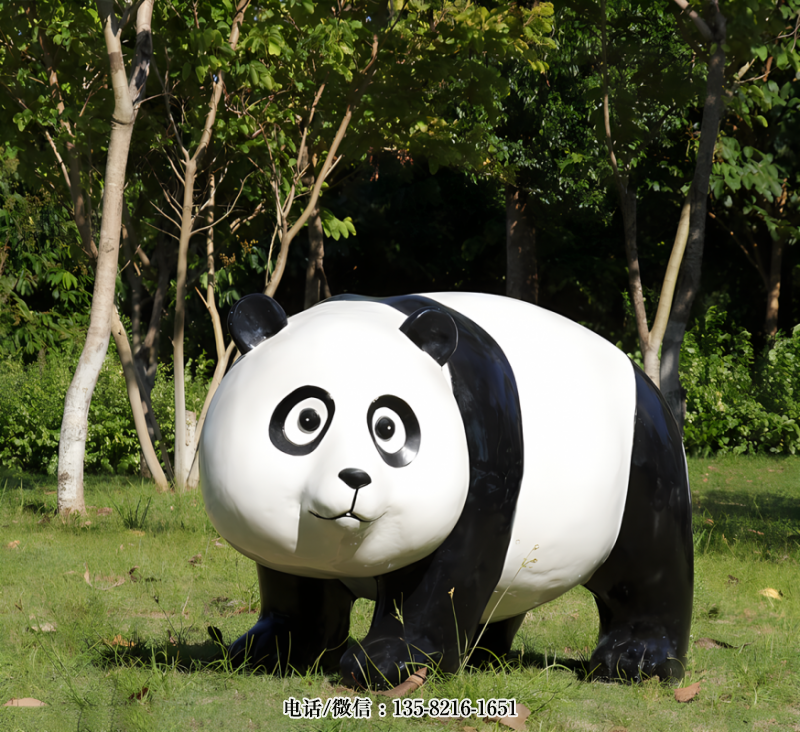 玻璃鋼仿真熊貓雕塑 (3) 玻璃鋼仿真熊貓雕塑 (3)