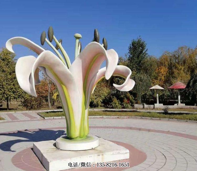 玻璃鋼仿真百合花雕塑 (2) 玻璃鋼仿真百合花雕塑 (2)