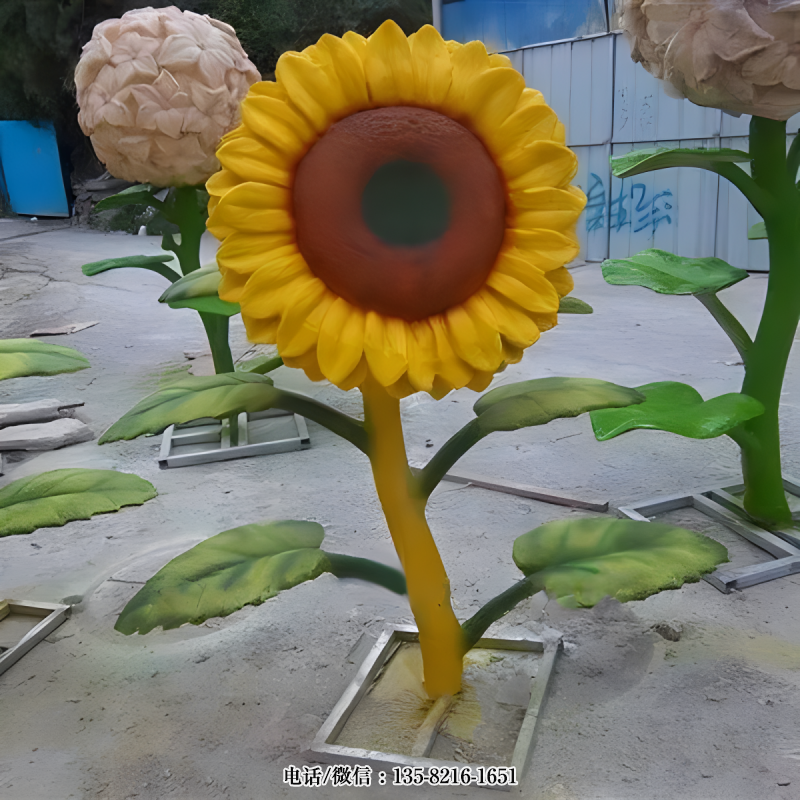 玻璃鋼仿真向日葵雕塑 (2) 玻璃鋼仿真向日葵雕塑 (2)