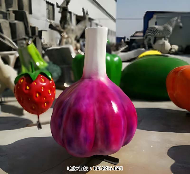 玻璃鋼仿真大蒜雕塑 (3) 玻璃鋼仿真大蒜雕塑 (3)