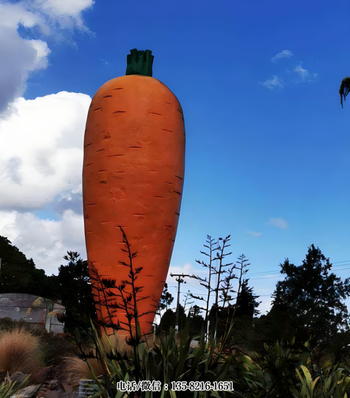 玻璃鋼仿真胡蘿卜雕塑 (3) 玻璃鋼仿真胡蘿卜雕塑 (3)