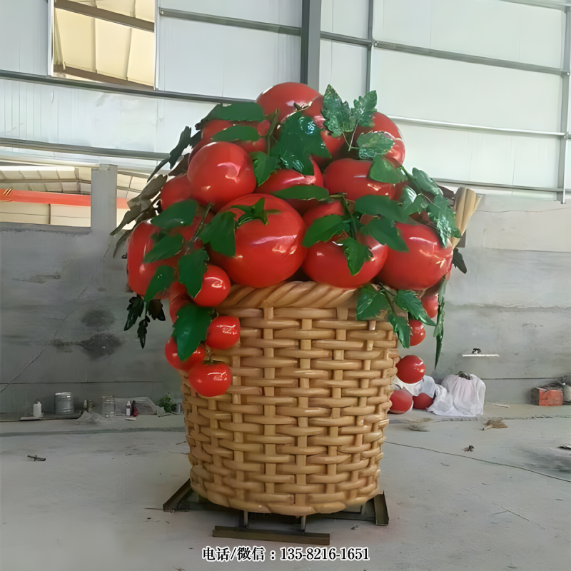 玻璃鋼仿真西紅柿雕塑 (4) 玻璃鋼仿真西紅柿雕塑 (4)