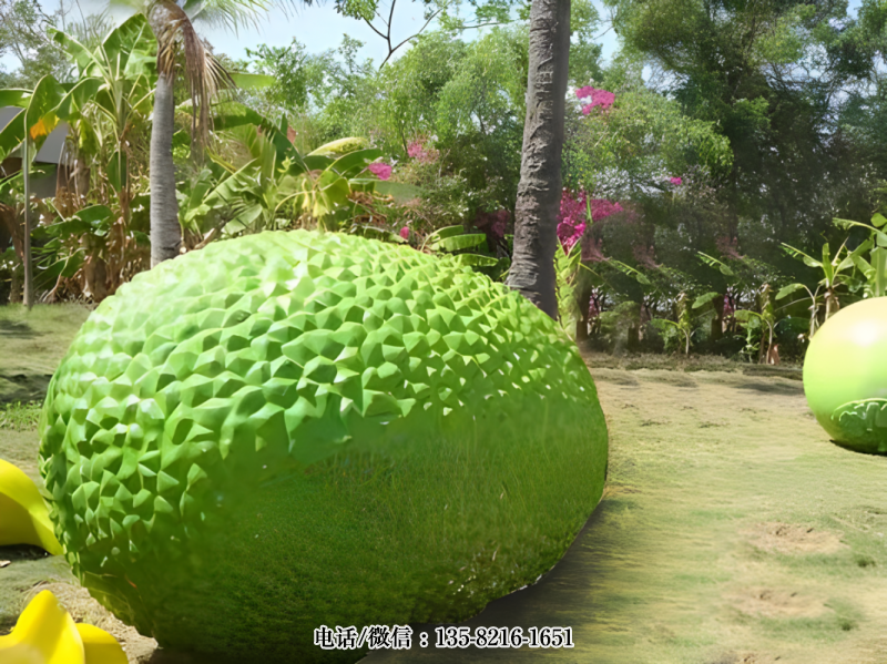 玻璃鋼仿真菠蘿蜜雕塑 (1) 玻璃鋼仿真菠蘿蜜雕塑 (1)