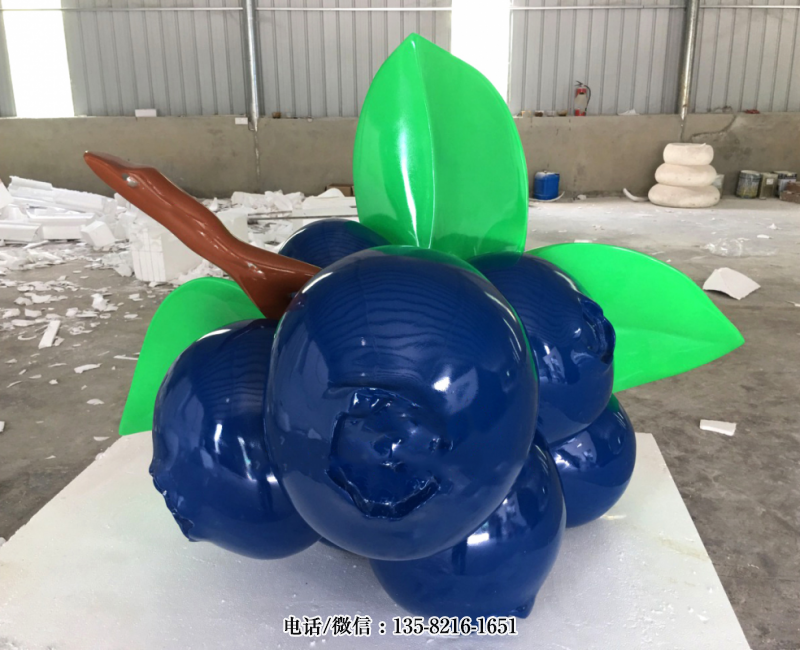 玻璃鋼仿真藍莓雕塑 (3) 玻璃鋼仿真藍莓雕塑 (3)