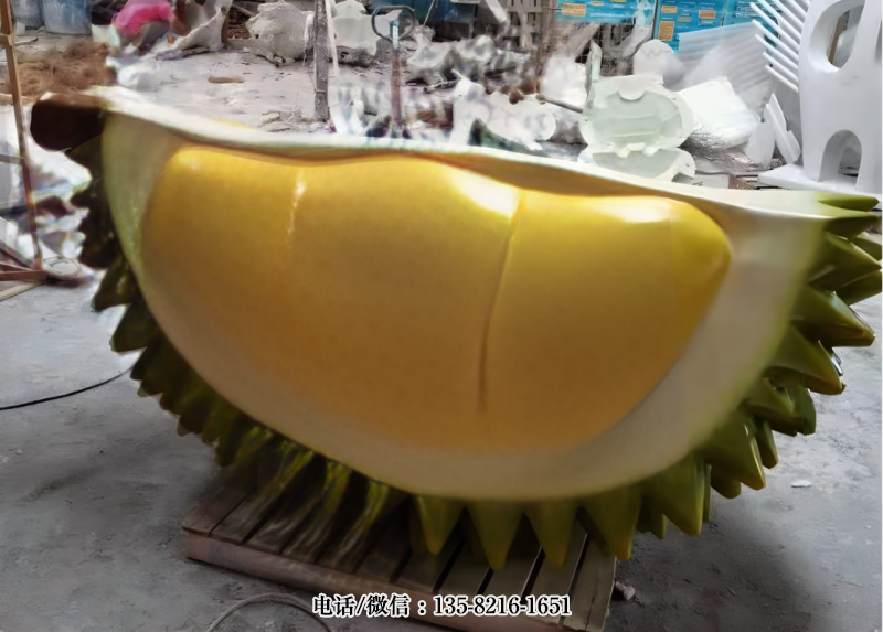 玻璃鋼仿真榴蓮雕塑 (1) 玻璃鋼仿真榴蓮雕塑 (1)