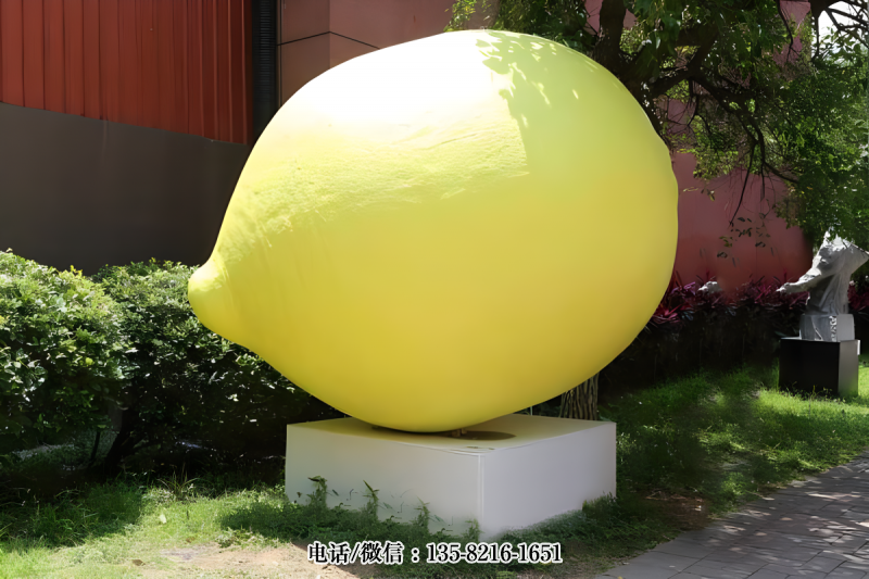 玻璃鋼仿真檸檬雕塑 (3) 玻璃鋼仿真檸檬雕塑 (3)