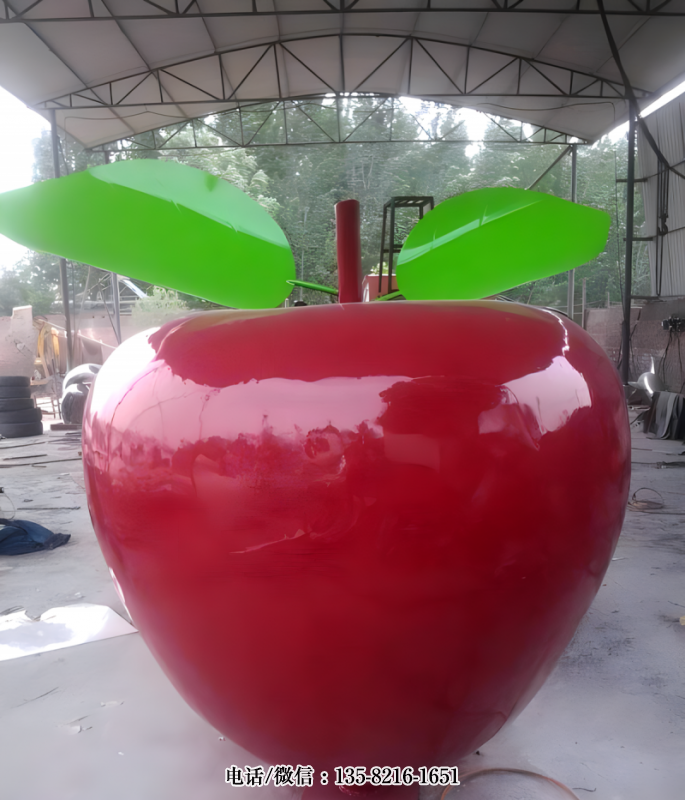 玻璃鋼仿真蘋果雕塑 (1) 玻璃鋼仿真蘋果雕塑 (1)