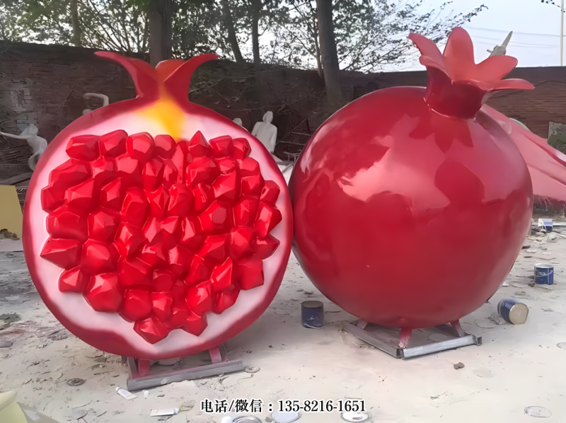 玻璃鋼仿真石榴雕塑 (3) 玻璃鋼仿真石榴雕塑 (3)