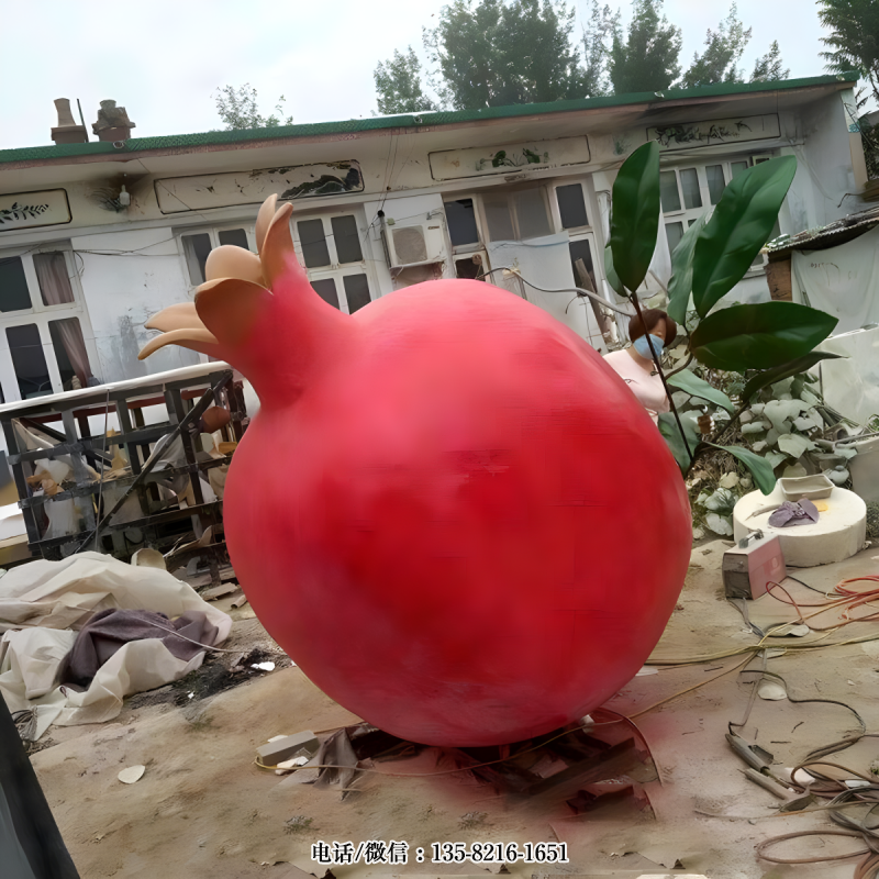 玻璃鋼仿真石榴雕塑 (4) 玻璃鋼仿真石榴雕塑 (4)