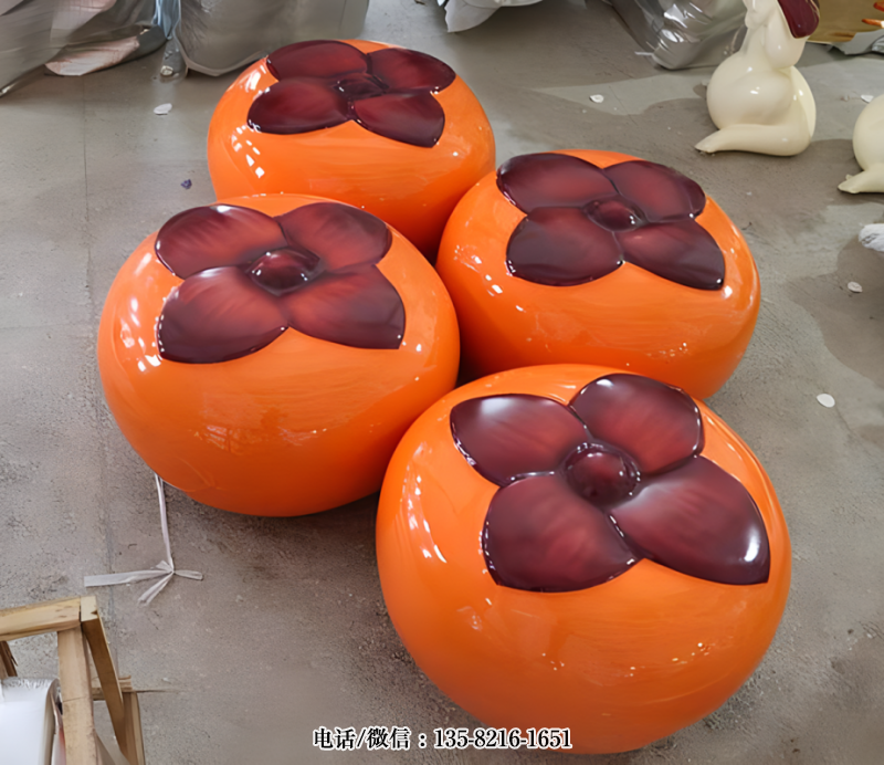 玻璃鋼仿真柿子雕塑 (2) 玻璃鋼仿真柿子雕塑 (2)