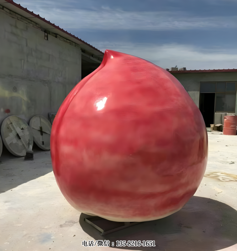 玻璃鋼仿真桃子雕塑 (2) 玻璃鋼仿真桃子雕塑 (2)