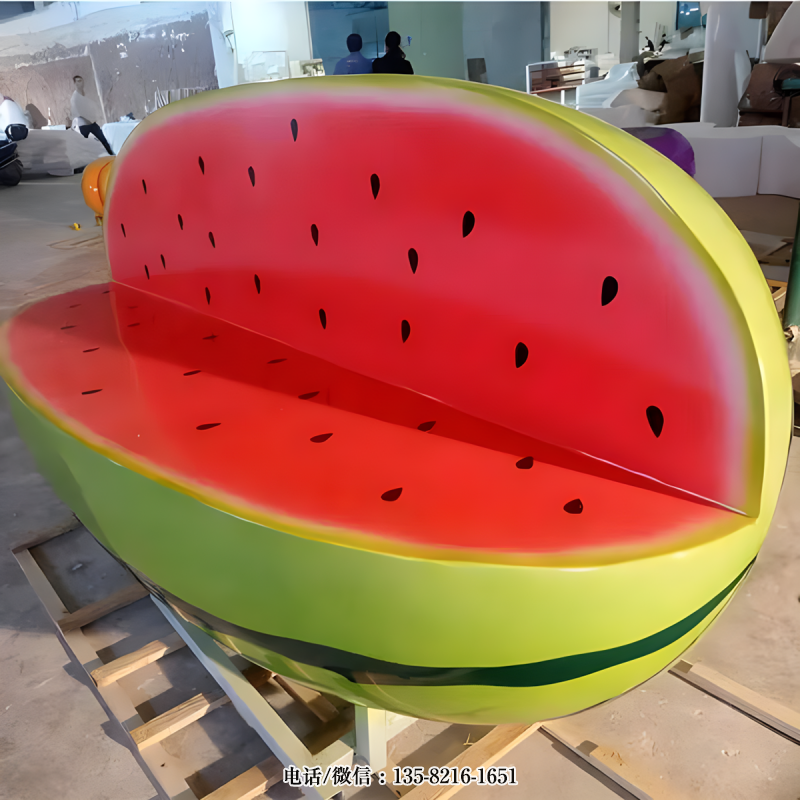 玻璃鋼仿真西瓜雕塑 (3) 玻璃鋼仿真西瓜雕塑 (3)