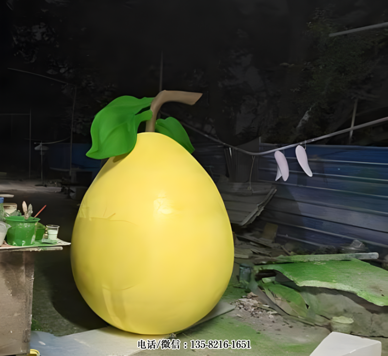 玻璃鋼仿真柚子雕塑 (5) 玻璃鋼仿真柚子雕塑 (5)