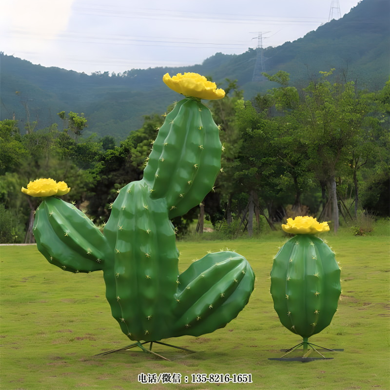 玻璃鋼仿真仙人掌雕塑 (3) 玻璃鋼仿真仙人掌雕塑 (3)