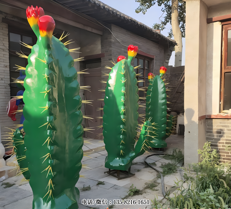 玻璃鋼仿真仙人掌雕塑 (4) 玻璃鋼仿真仙人掌雕塑 (4)