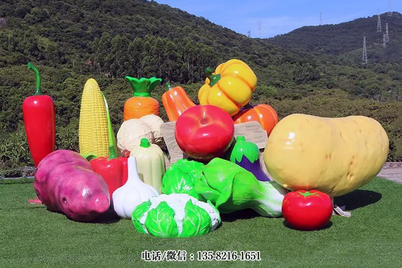 玻璃鋼仿真蔬菜雕塑 玻璃鋼仿真蔬菜雕塑