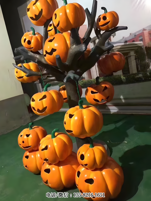 萬圣節(jié)南瓜雕塑 萬圣節(jié)南瓜雕塑