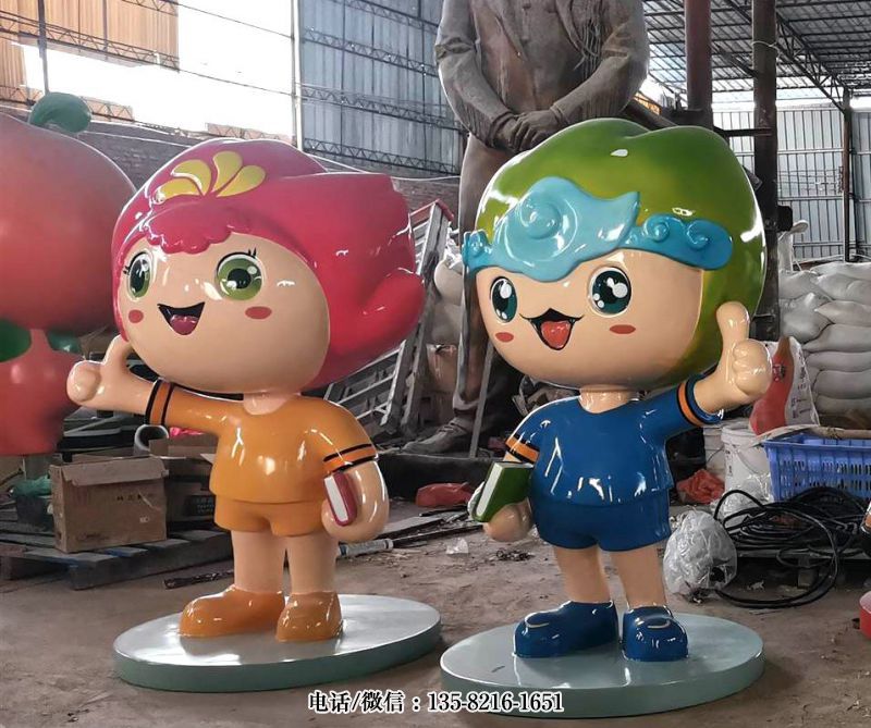 玻璃鋼卡通人偶雕塑 玻璃鋼卡通人偶雕塑