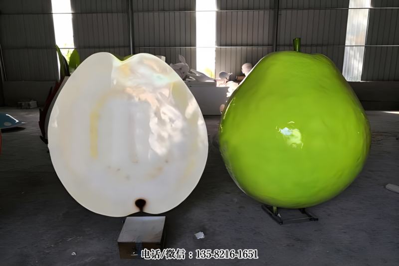 玻璃鋼仿真番石榴雕塑