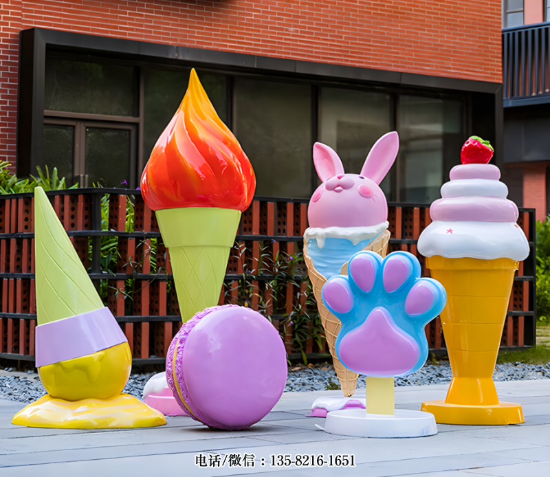 商超門市雪糕冰淇淋美陳雕塑 商超門市雪糕冰淇淋美陳雕塑