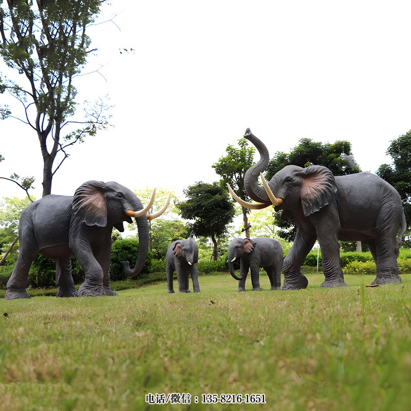 玻璃鋼大象雕塑 玻璃鋼大象雕塑